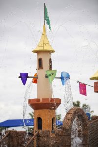 Castle theme water play